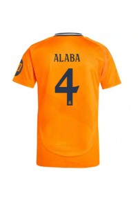 Fotbalové Dres Real Madrid David Alaba #4 Venkovní Oblečení 2024-25 Krátký Rukáv